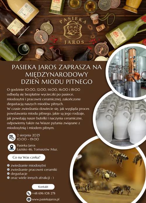 plakat obchody Międzynarodowego dnia miodu pitnego (International Mead Day)