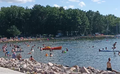 Kąpielisko w Smardzewicach nad Zalewem Sulejowskim